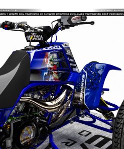 Alternative view of Adhesivos Quad Yamaha Banshee Clown Azul