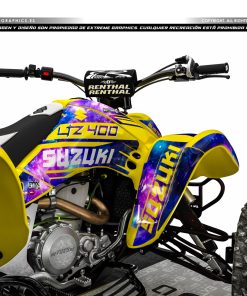 Alternative view of Adhesivos Quad Suzuki LTZ 400 Galaxy Amarillo