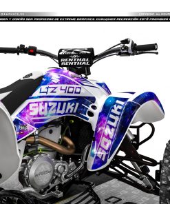 Alternative view of Adhesivos Quad Suzuki LTZ 400 Galaxy Blanco