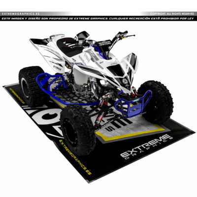 Adhesivos Quad Yamaha YFZ 450 50 Aniversario Blanco