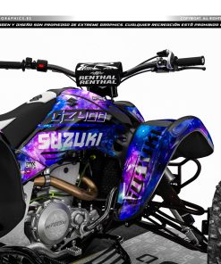 Alternative view of Adhesivos Quad Suzuki LTZ 400 Galaxy Negro