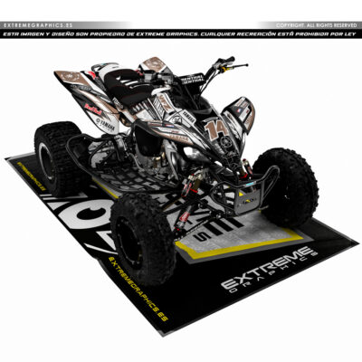 Adhesivos Quad Yamaha YFZ 450 Line Up Negro Nude
