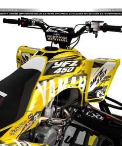 Alternative view of Adhesivos Quad Yamaha YFZ 450 Big Yamaha Amarillo
