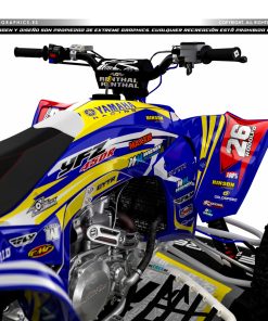 Alternative view of Adhesivos Quad Yamaha YFZ 450R Diseño Clean Amarillo