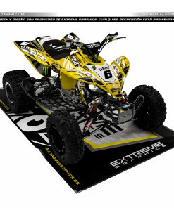 Adhesivos Quad Yamaha YFZ 450 Big Yamaha Amarillo