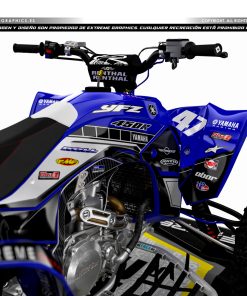 Alternative view of Adhesivos Quad Yamaha YFZ 450R Diseño 60 Aniversario Azul