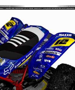 Alternative view of Adhesivos Quad Yamaha Raptor 660 Galaxy Azul