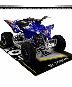 Adhesivos Quad Yamaha YFZ 450R Diseño 60 Aniversario Azul
