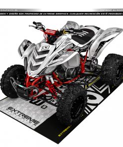 Adhesivos Quad Yamaha Raptor 660 GYTR Blanco
