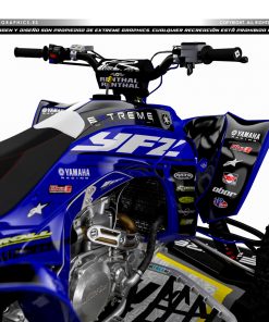 Alternative view of Adhesivos Quad Yamaha YFZ 450R Diseño ATS Azul