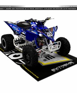 Adhesivos Quad Yamaha YFZ 450R Diseño Galaxy Negro