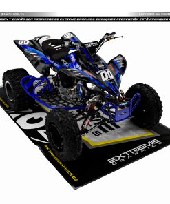 Adhesivos Quad Yamaha YFZ 450 Galaxy Negro