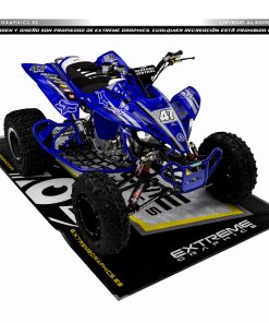 Adhesivos Quad Yamaha YFZ 450 Fox Negro
