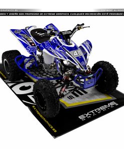 Alternative view of Adhesivos Quad Yamaha YFZ 450 Fox Negro