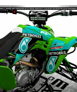 Alternative view of Adhesivos Quad Kawasaki KFX 400 Petronas