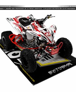 Adhesivos Quad Yamaha YFZ 450 60 Aniversario Rojo