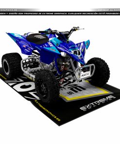 Adhesivos Quad Yamaha YFZ 450R Diseño ATS Turquesa