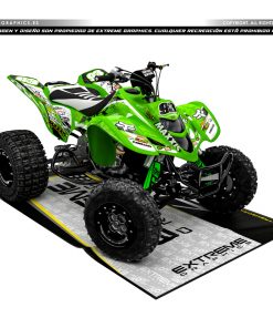 Adhesivos Quad Kawasaki KFX 400 Verde Especial 3