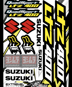 Lámina adhesivos EXTREME suzuki ltz 400