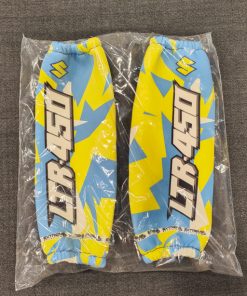 Fundas de amortiguador EXTREME suzuki ltr 450 azul amarillo OUTLET