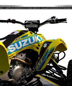 Alternative view of Adhesivos Quad Suzuki LTZ 400 Quadsport 400 Amarillo Azul