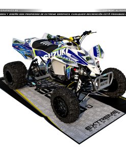 Adhesivos Quad Suzuki LTR 450 Especial Azul