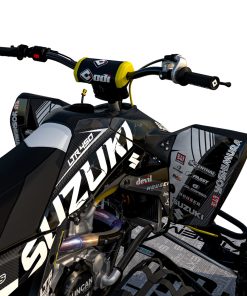 Alternative view of Adhesivos Quad Suzuki LTR 450 Dark Blanco