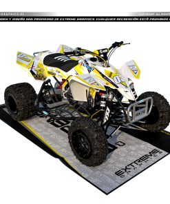 Adhesivos Quad Suzuki LTR 450 03 Blanco