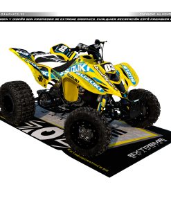 Adhesivos Quad Suzuki LTZ 400 Quadsport 400 Amarillo Azul