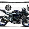 Adhesivos Moto Suzuki GSXR 600 750 2008-2010 Extreme Negro