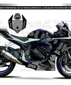 Adhesivos Moto Suzuki GSXR 600 750 2008-2010 Extreme Negro