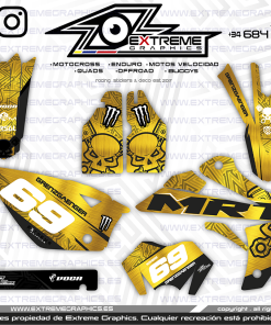 Adhesivos Moto Rieju MRT Grenzgaenger Gold