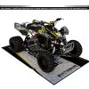 Adhesivos Quad Suzuki LTR 450 Fox Negro Amarillo