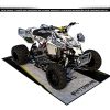 Adhesivos Quad Suzuki LTR 450 Fox Negro Blanco