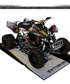 Adhesivos Quad Suzuki LTR 450 Star Negro