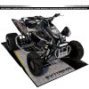 Adhesivos Quad Honda TRX 450 Broke Negro-Gris