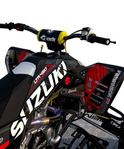 Alternative view of Adhesivos Quad Suzuki LTR 450 Dark Rojo