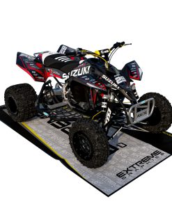 Adhesivos Quad Suzuki LTR 450 Dark Rojo