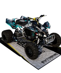 Adhesivos Quad Suzuki LTR 450 Dark Turquesa