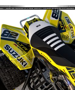 Alternative view of Adhesivos Quad Suzuki LTR 450 Bright Amarillo