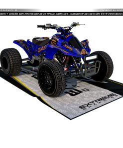 Adhesivos Quad Gas Gas Camo Azul Nude