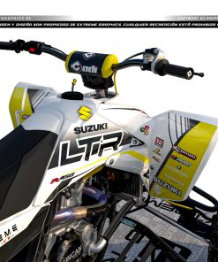 Alternative view of Adhesivos Quad Suzuki LTR 450 Bright Blanco