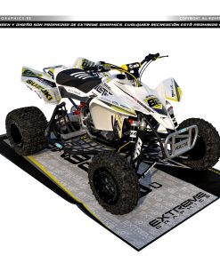 Adhesivos Quad Suzuki LTR 450 Bright Blanco