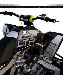 Alternative view of Adhesivos Quad Suzuki LTR 450 Bright Negro