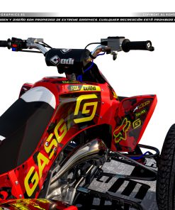 Alternative view of Adhesivos Quad Gas Gas Camo Rojo Amarillo