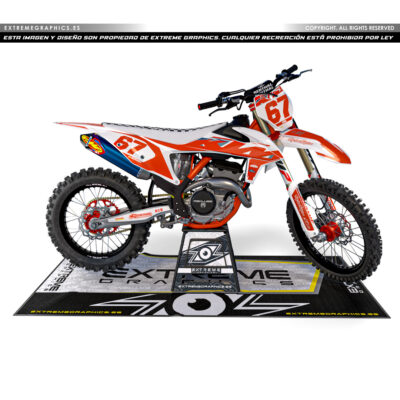 Adhesivos Moto KTM ATS Naranja