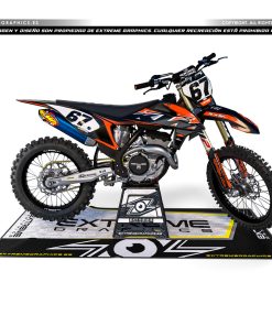 Adhesivos Moto KTM ATS Naranja 2