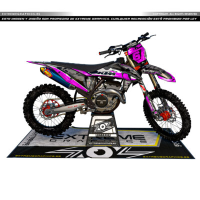 Adhesivos Moto KTM Diablo Rosa
