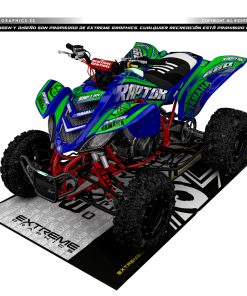 Adhesivos Quad Yamaha Raptor 660 BASIC verde