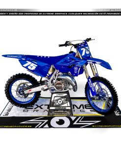 Adhesivos Moto Yamaha YZ BICOLOR azul